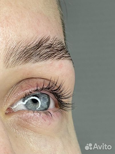 Комплекс ламинирования бровей и ресниц лёжа