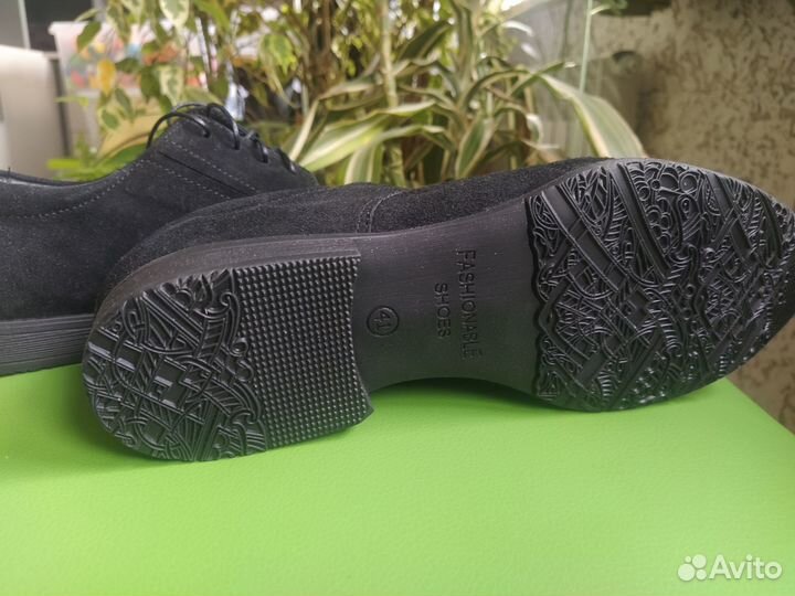 Туфли замшевые мужские новые