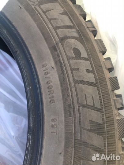 Зимние шины michelin 215\60 R16