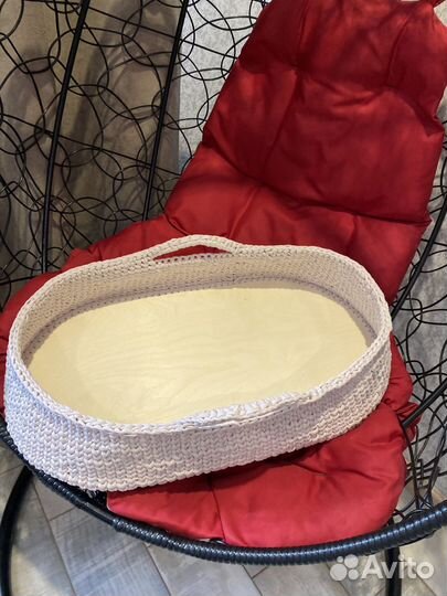 Вязанная люлька переноска