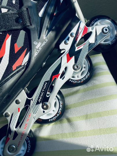 Роликовые коньки раздвижные Reaction, 38-41