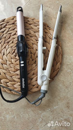 Плойка для волос babyliss и утюжок polaris