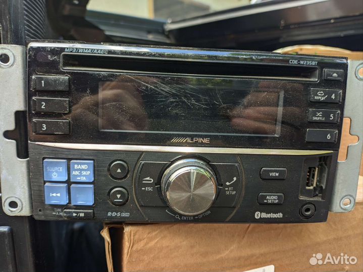 Магнитола 2-din Alpine CDE-W235BT