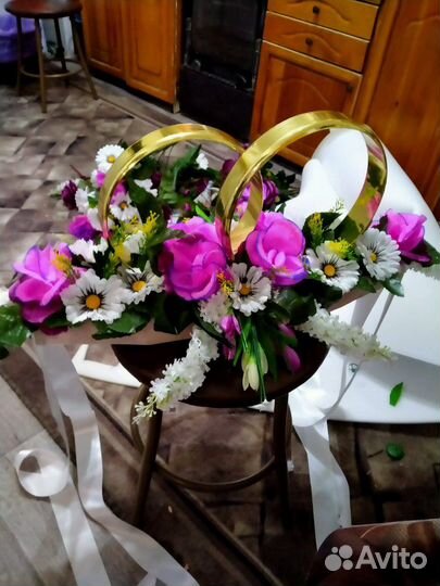 Украшения на машины на свадьбу