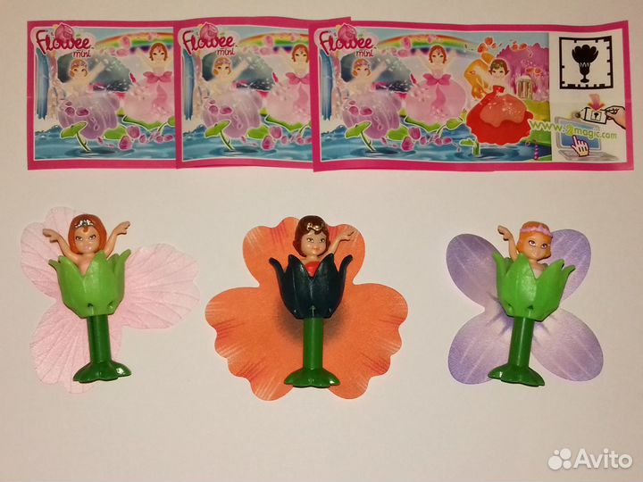 Цветочные феи и русалки серии киндер