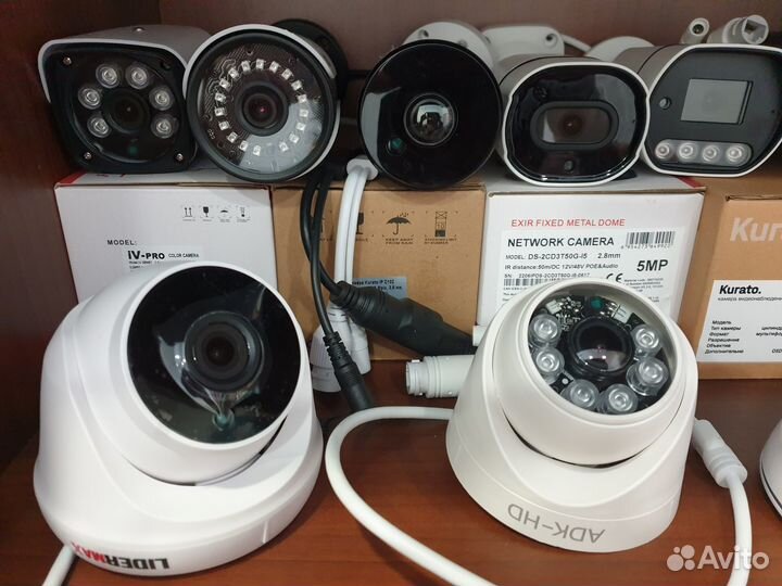 Камеры видеонаблюдения от 2 до 5 Мп IP AHD WiFi 4G