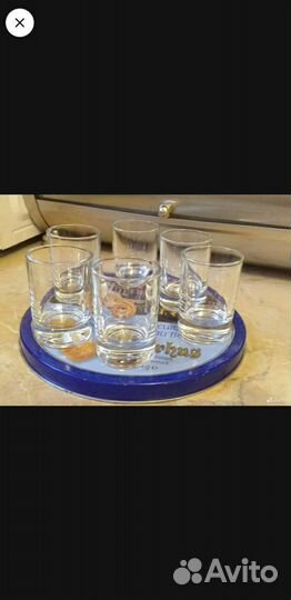 Стопочки высота 6см., диам.3,5 см