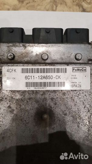 Эбу Ford Transit 2.2tdci 2006-14г 6C11-12650-CK