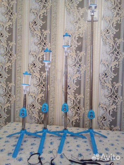 Штатив палка для телефона селфи блютус монопод