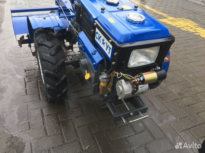 Мотоблок Кентавр 1015Д + Почвофреза 15 л.с