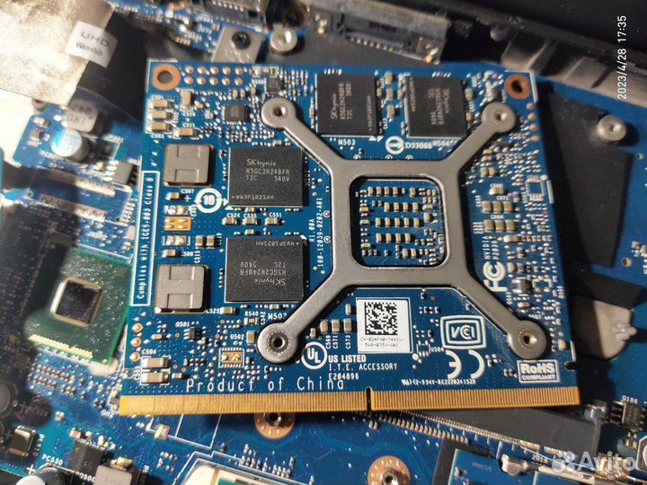 Nvidia Quadro K2100M, K4100M, K1000M, 1000M. M6100