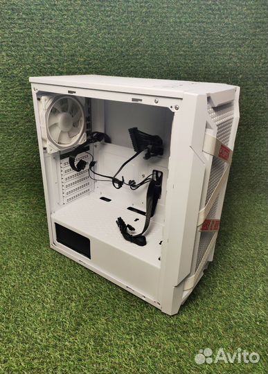 Новый белый игровой корпус для пк с вентиляторами