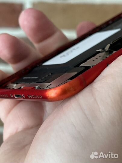 Корпус iPhone XR красный, оригинал