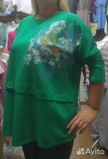 Блуза, туника 58,60,62,64