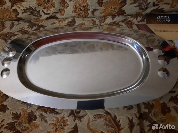 Овальное блюдо для рыбы Zepter