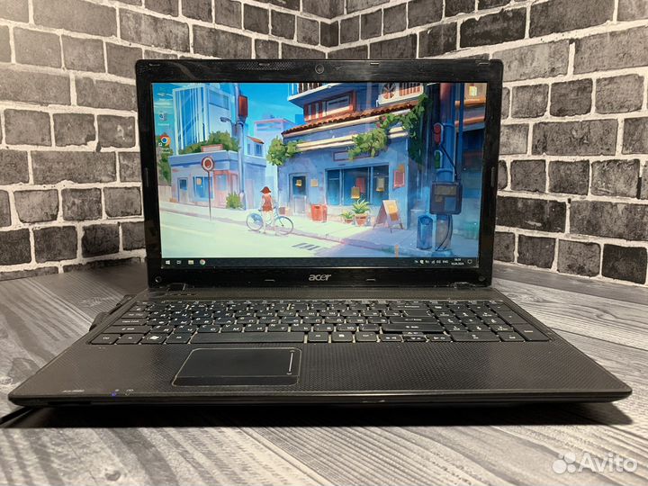 Рабочий ноутбук Acer intel/4gb/ssd