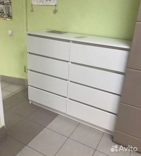 Комод белый 120 см