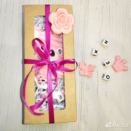 Именной держатель с грызунком