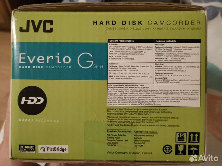 Видеокамера jvc gz-mg37e