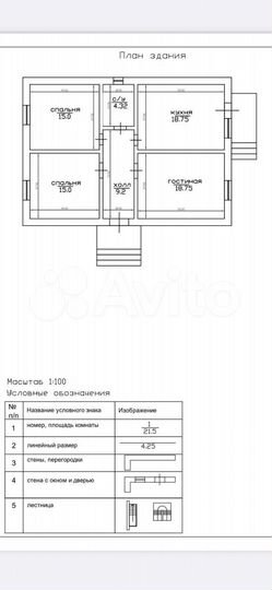 Дом 81 м² на участке 4 сот.