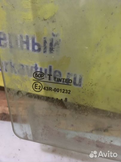 Стекло двери переднее правое Kia Shuma 2