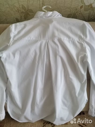 Рубашка белая на девочку 158