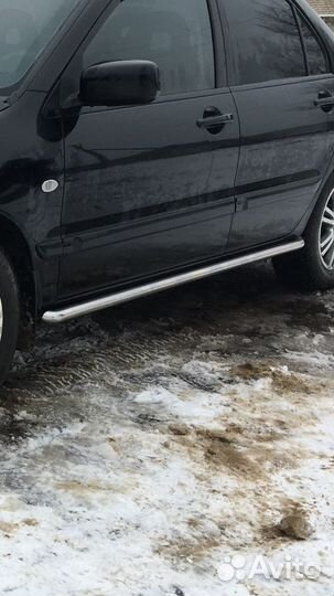 Накладки на пороги, декоративные трубы хром