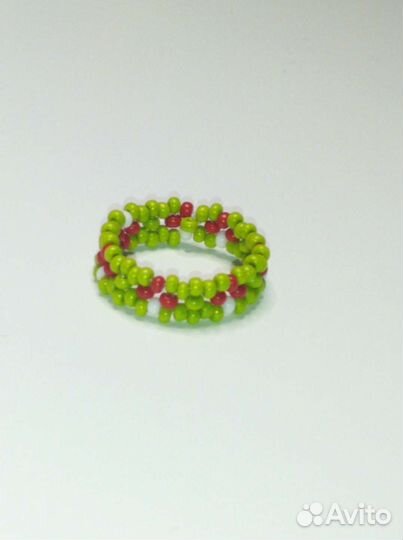 Кольцо из бисера