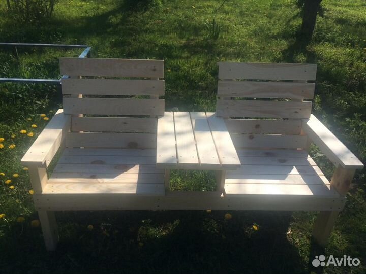 Садовая скамейка, кресло Адирондак