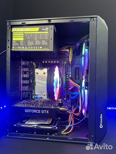 Игровой пк:Gtx1660Super/i7 10700/16gb ddr4/Ssd256