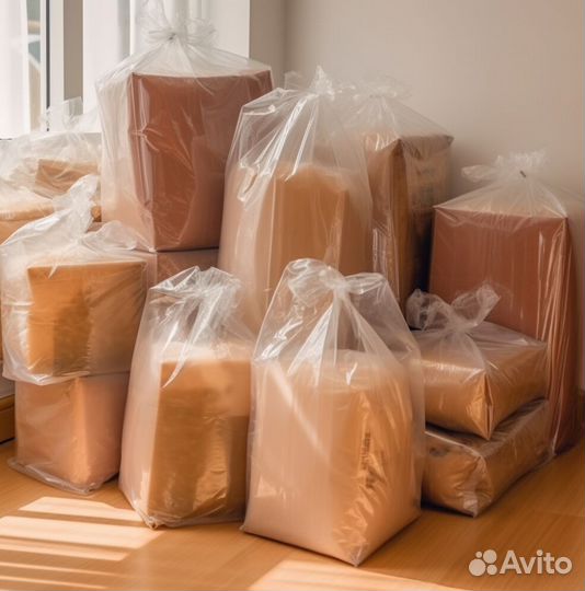 Прочный пакет, пвд, пнд, 36x15 см.,15 мкм