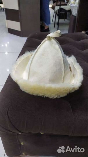 Колпак для бани из овчины