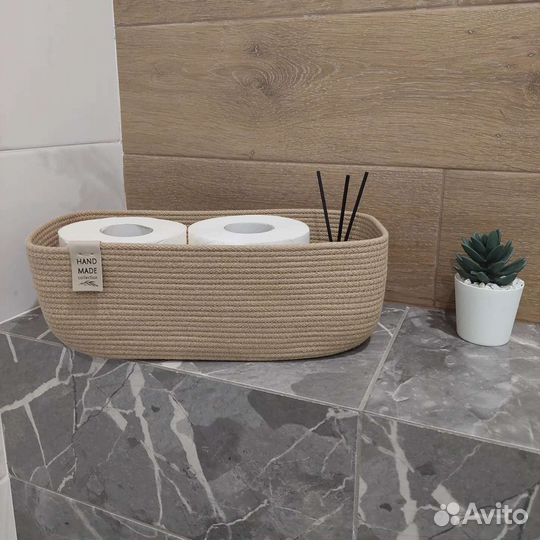 Корзина из шнура