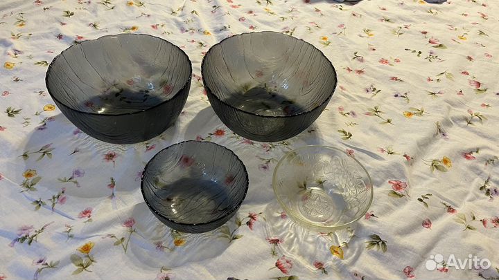 Набор салатников стекло