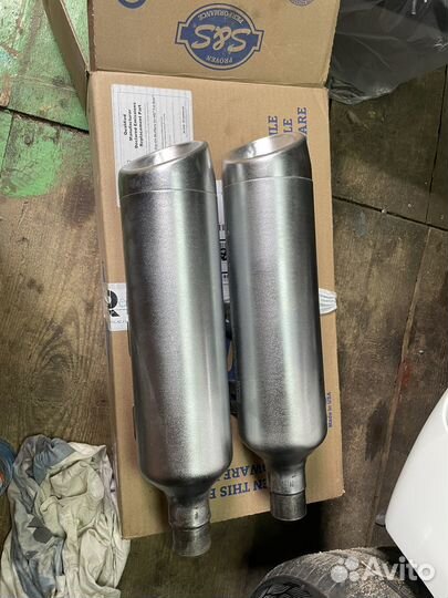 Выхлоп harley davidson Fat Bob