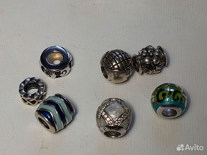 Шармы серебряные