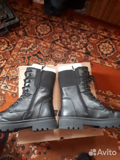 Сапоги мужские зимние кожаные 41р на шерсти