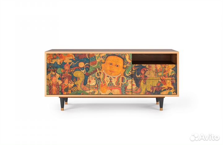 Тв-тумба T7 - Орех - God