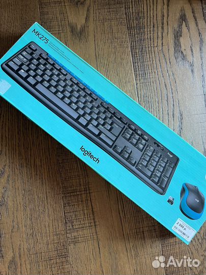 Беспроводная клавиатура и мышь logitech