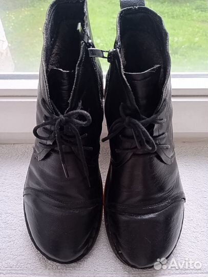 Ботинки демисезонные женские натуральная