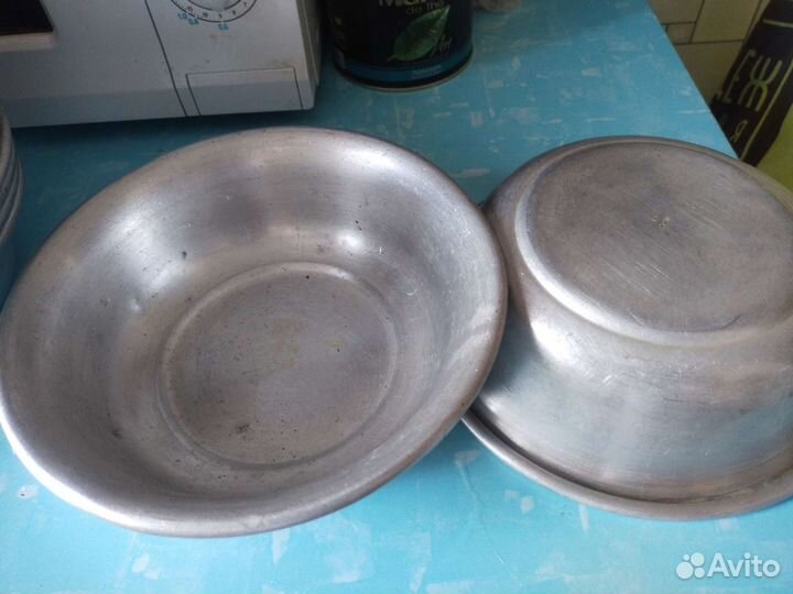 Алюминиевые тарелочки для первого и вторых блюд