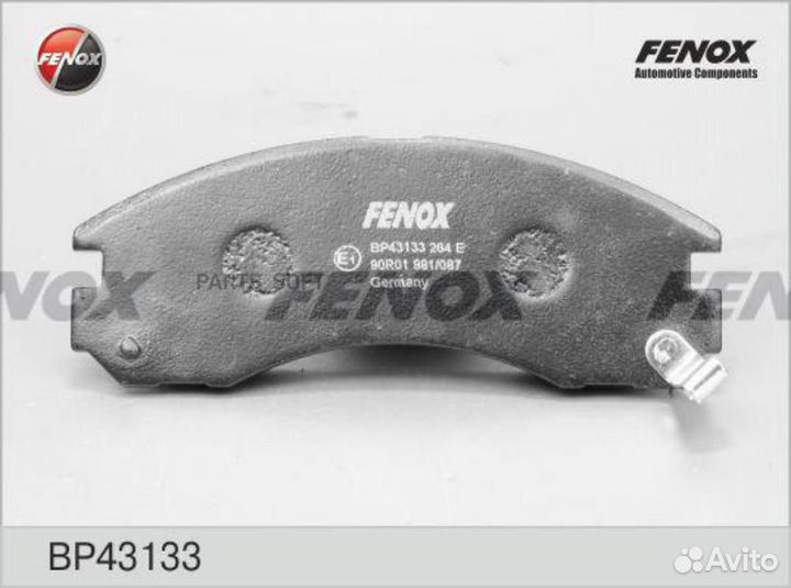 Fenox BP43133 Колодки тормозные дисковые Mitsubish