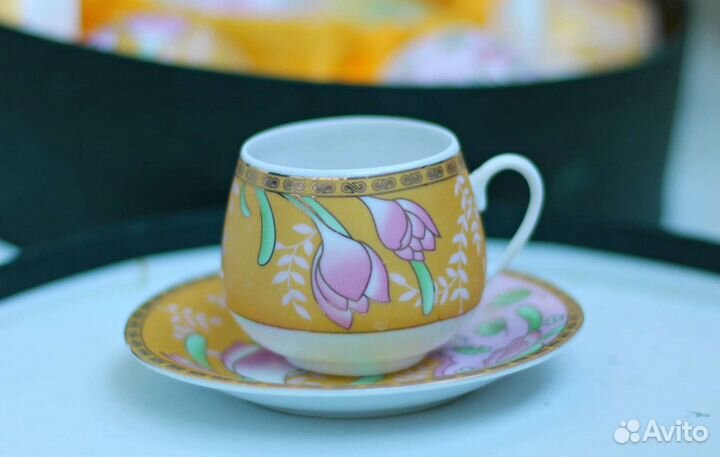 Кофейный сервиз на 6 персон, новый