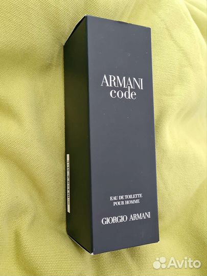 Armani Code Pour Home original духи туалетная вода