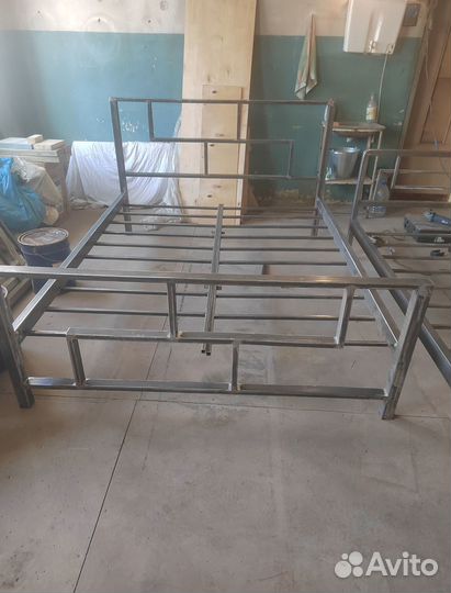Кровать в стиле «лофт» металлическая 180х200