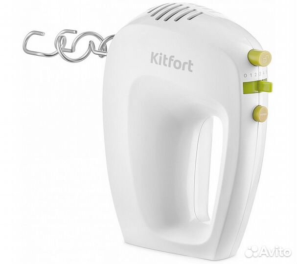 Миксер Kitfort кт-3071-2 бело-салатовый