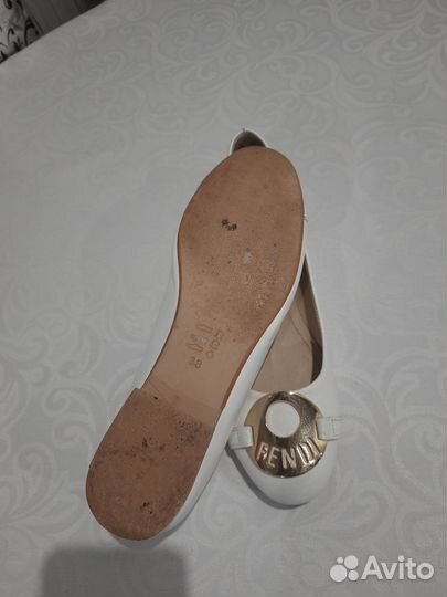 Балетки натуральная кожа