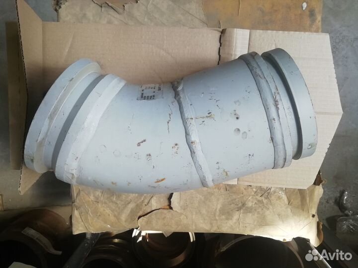 Колено бетоновода Twin D125/45/R315. Cifa 1029816