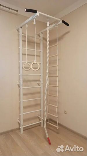 Тренажер Шведская Стенка, Турник, Канат, Кольца