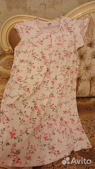 Женские х/б платья/сорочки 52-60р